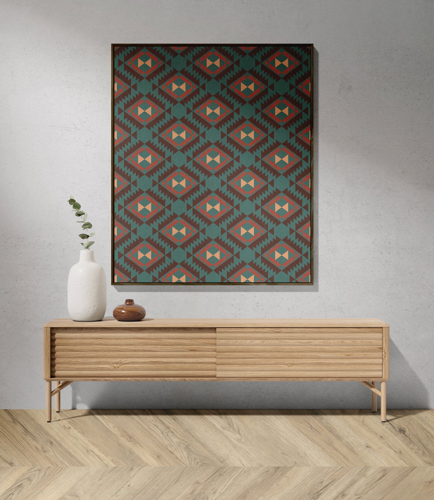Pattern - Triangle Woven Throw Blanket