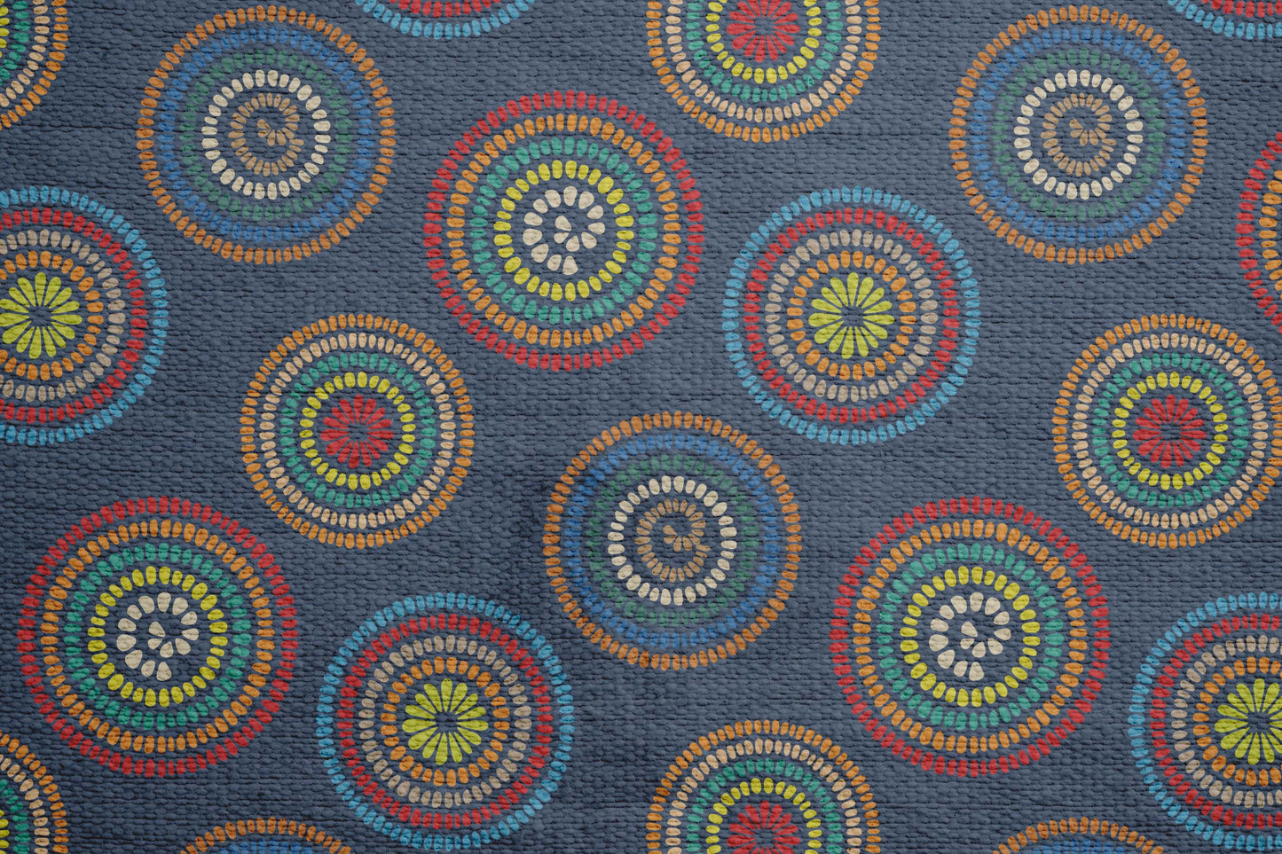 Pattern - Circle Woven Throw Blanket