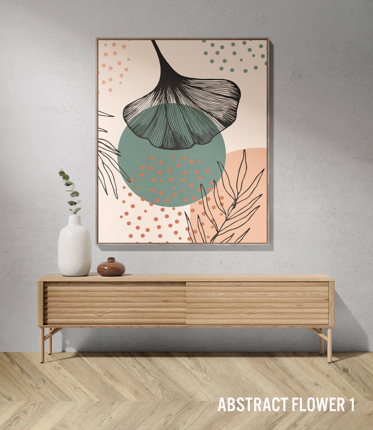 Flower - Abstract Woven Throw Blanket