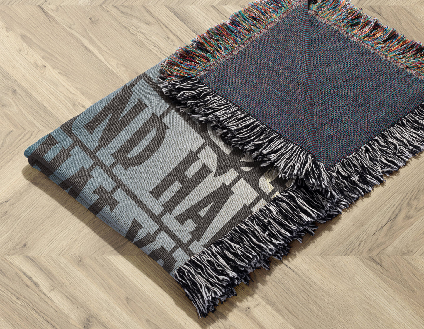 Reading - Edger Allen Poe Woven Throw Blanket