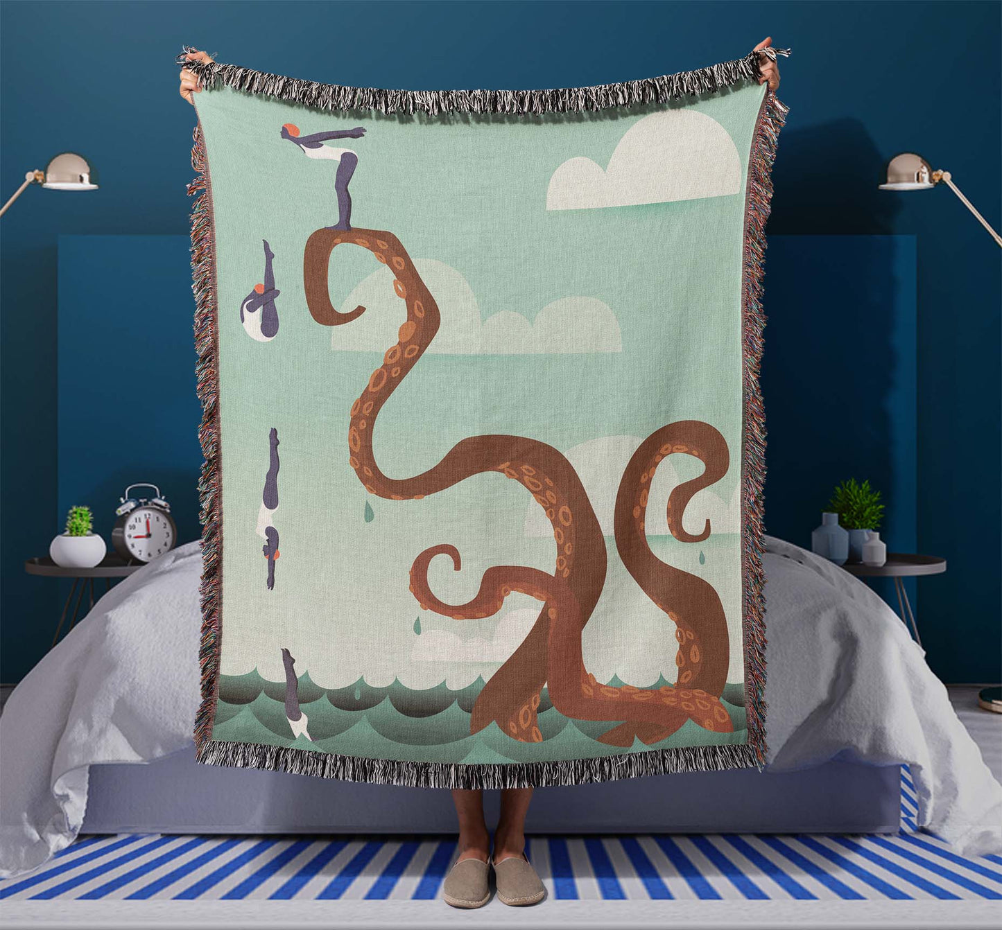 Deep Sea Adventure Throw Blanket